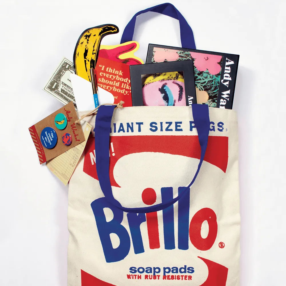 Andy Warhol Brillo Canvas Tote Bag Andy Warhol Brillo Canvas Tote Bag 