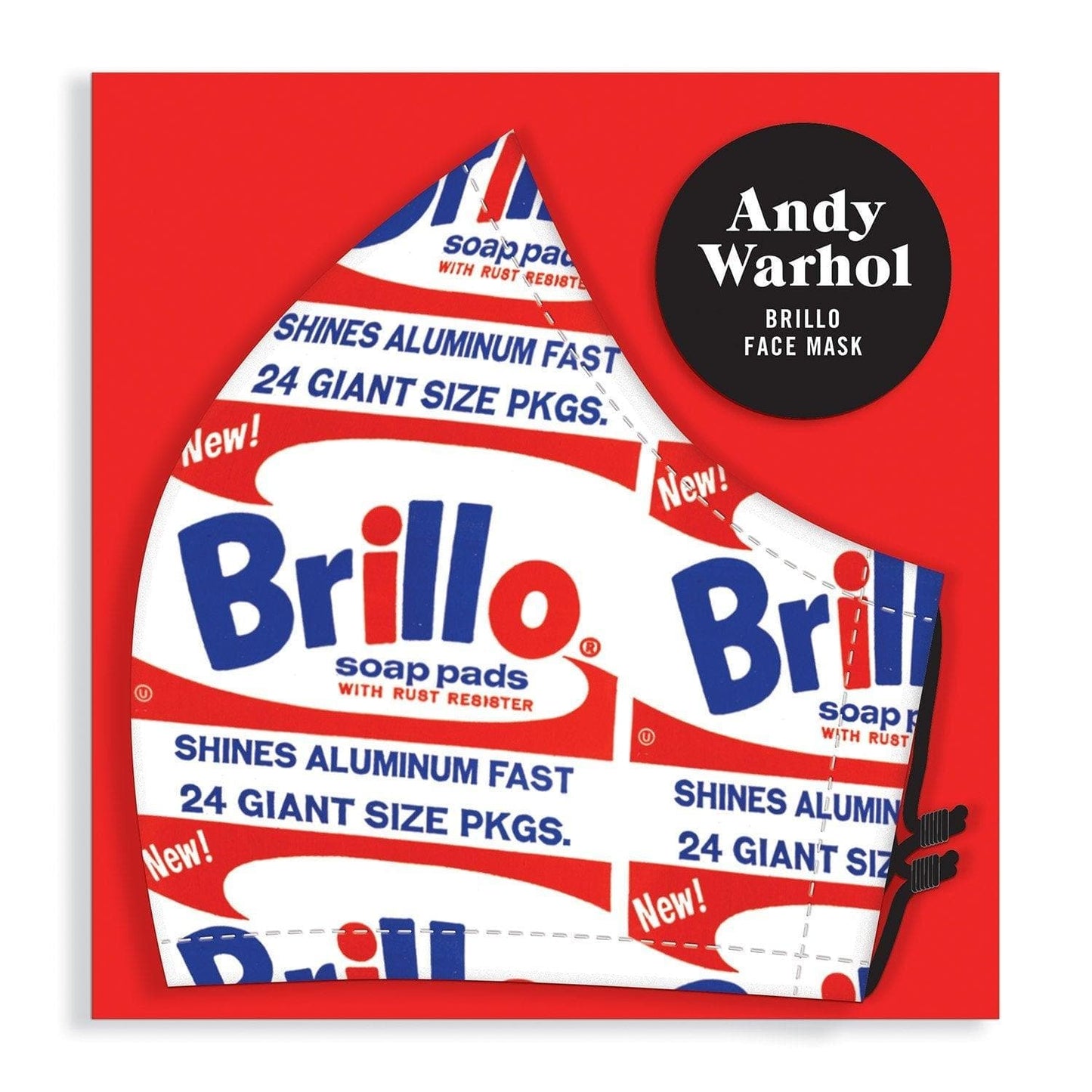 Andy Warhol Brillo Face Mask