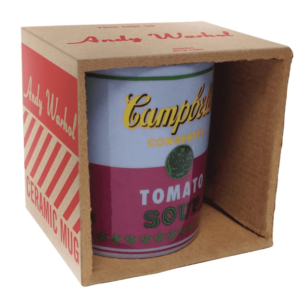 Andy Warhol Campbell's Soup Boxed Mug Red & Violet