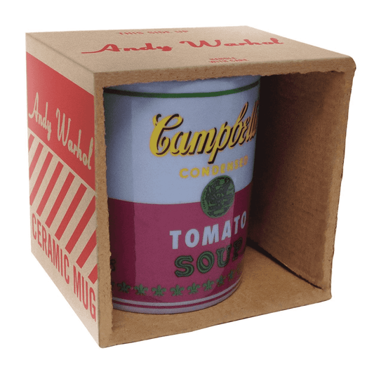 Andy Warhol Green Camouflage Mug Andy Warhol Campbell's Soup Boxed Mug Red & Violet Andy Warhol Campbell's Soup Boxed Mug Red & Violet 