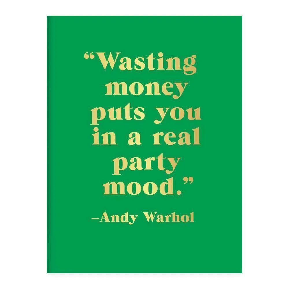 Andy Warhol Philosophy Greeting Assortment Notecard Set