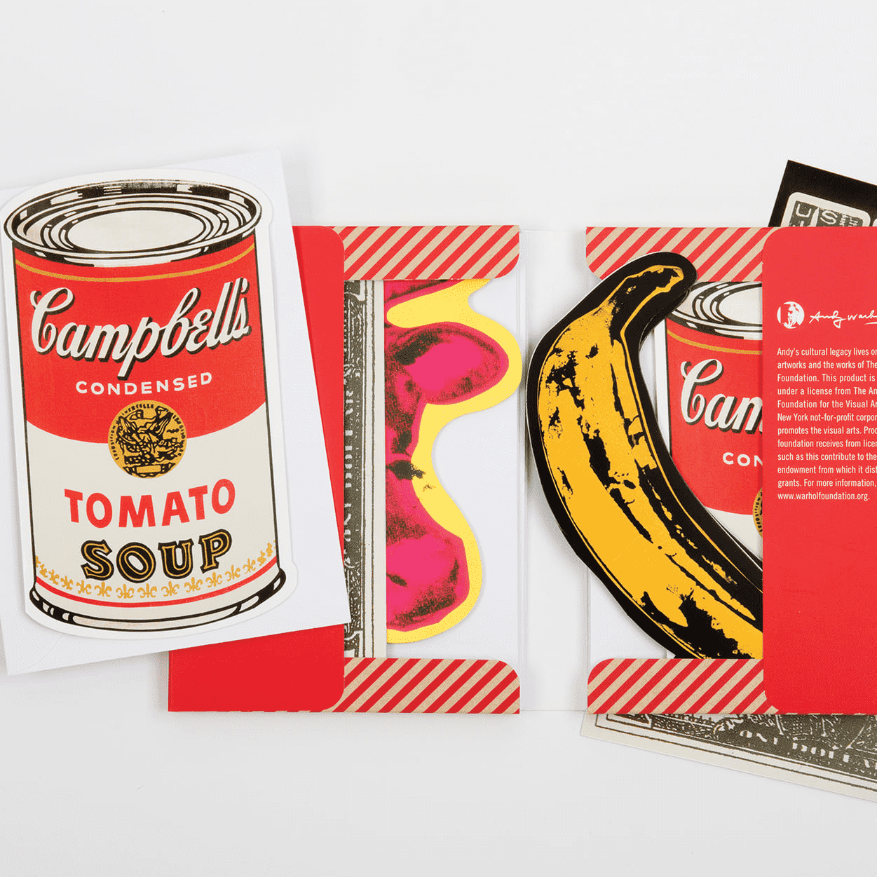 Andy Warhol Soup Cans Set of 3 Shaped Puzzles in Tins