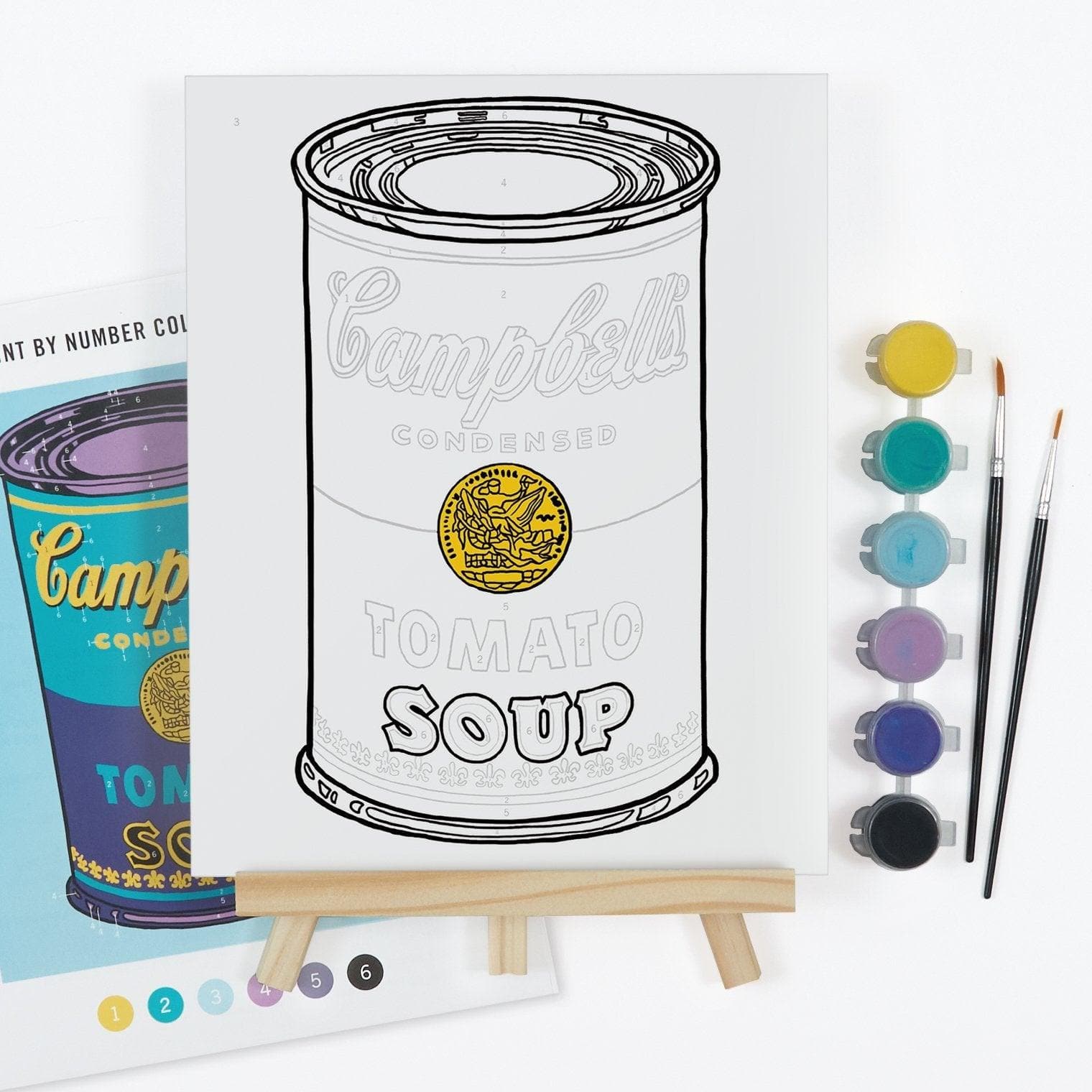 Andy Warhol Soup Can Paint By Number Kit Andy Warhol Soup Can Paint By Number Kit Andy Warhol Soup Can Paint By Number Kit 