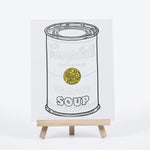 Andy Warhol Soup Can Paint By Number Kit