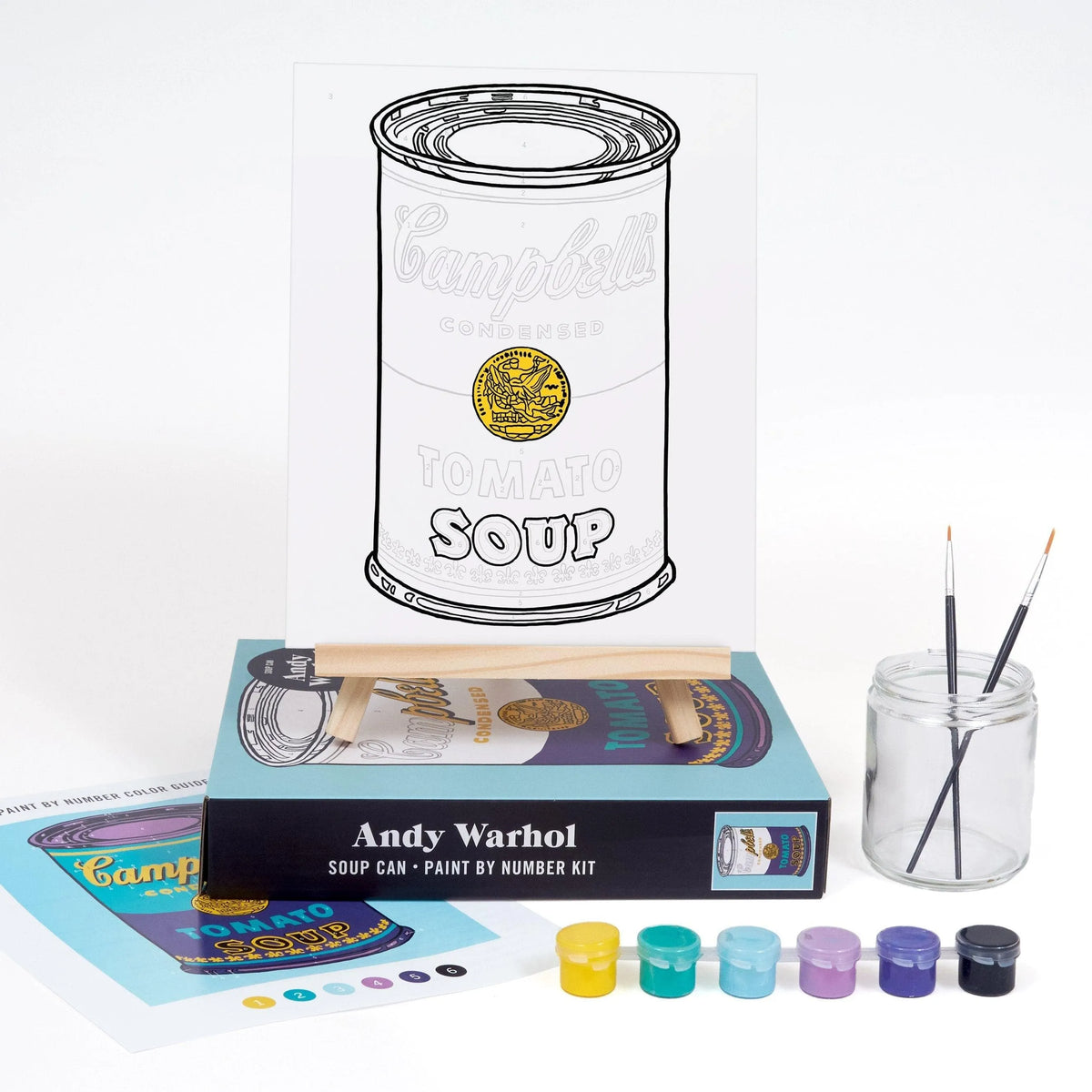 Andy Warhol Soup Can Paint By Number Kit