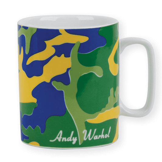 Andy Warhol Temporary Tattoo Set Andy Warhol Sunset Magnet Set Andy Warhol Green Camouflage Mug 