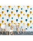 Kids Room Air Balloons in Sky Removable Wallpaper