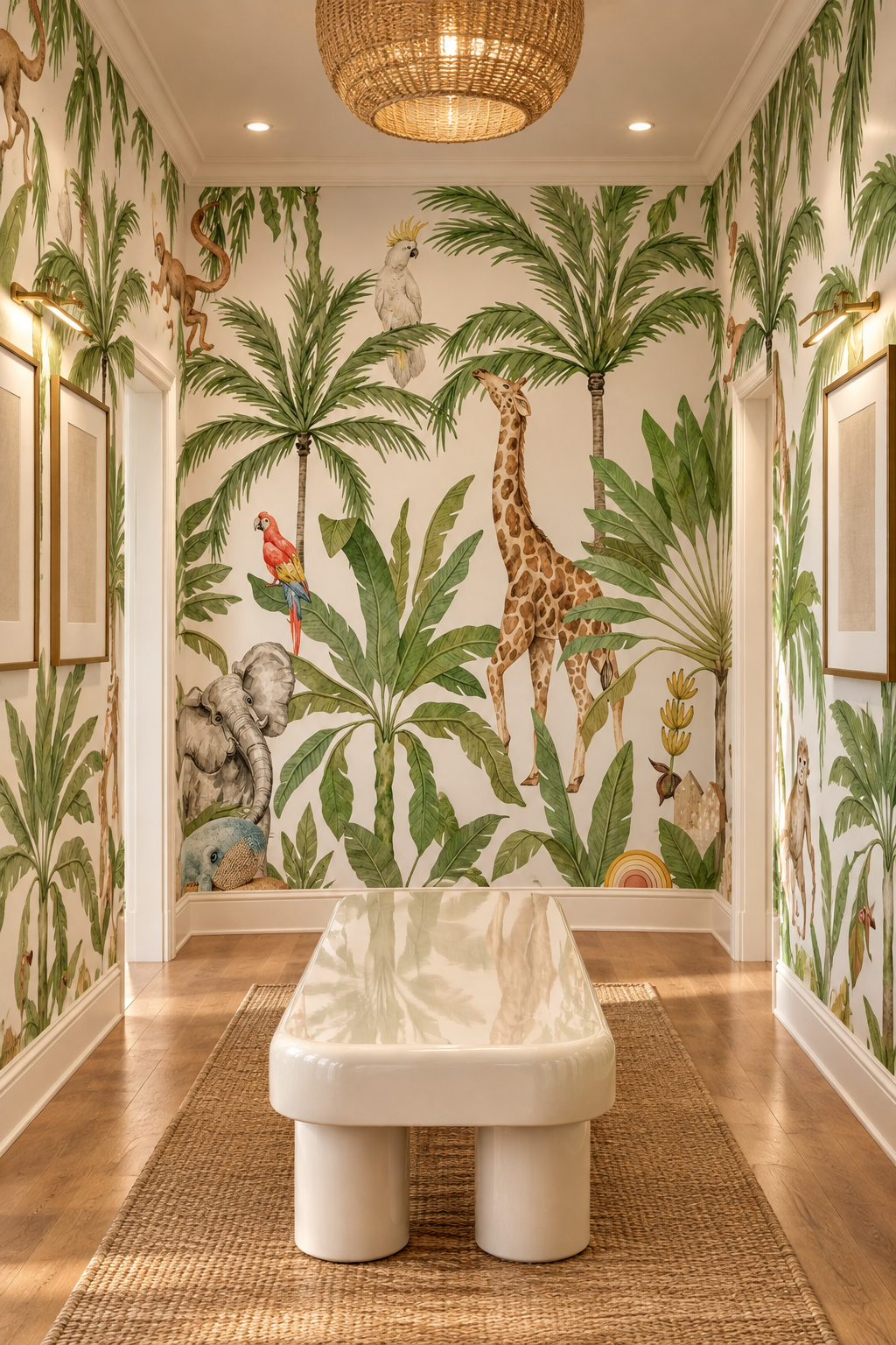 Animal Safari Repeated Wall Mural