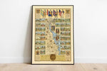 Delaware Map Print| Art History