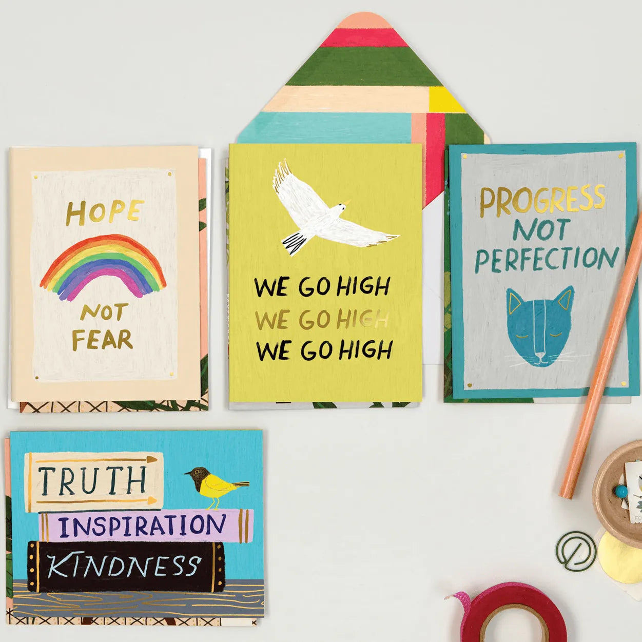 Anne Bentley Inspired Life: Truth, Inspiration, Kindness Greeting Assortment Notecard Set