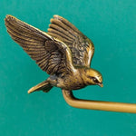 Antique Golden Birds Curtain Wall Hook