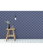 Art Deco Geometric Waves Removable Wallpaper