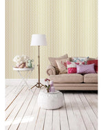 Art deco Golden Retro Braids Removable Wallpaper