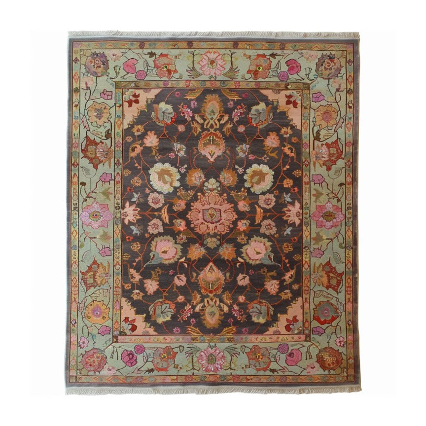 The Artisan Floral Weave Hand Knotted Area Rug features a stunning array of intricate floral designs that showcase exceptional craftsmanship and artistry. With its rich colors and detailed patterns, this rug adds warmth and elegance to any living space, making it a perfect focal point for your home.