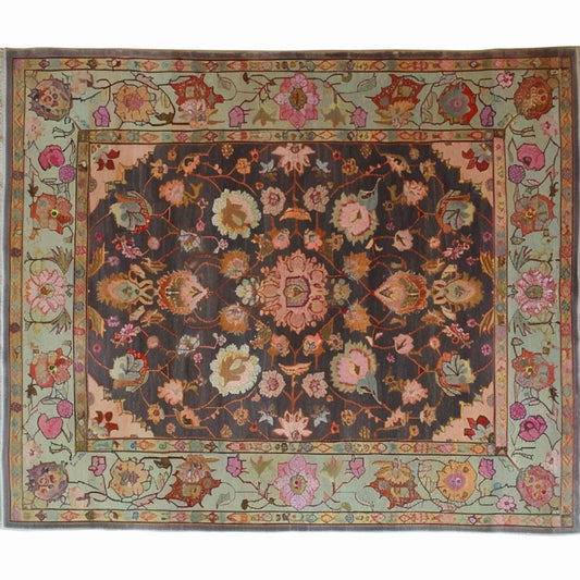 Artisan Floral Weave Hand Knotted Area Rug