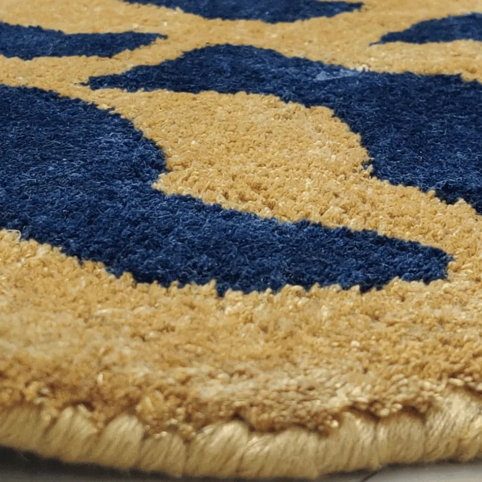 Authentic Tibetan Tiger Hand Tufted Wool Rug