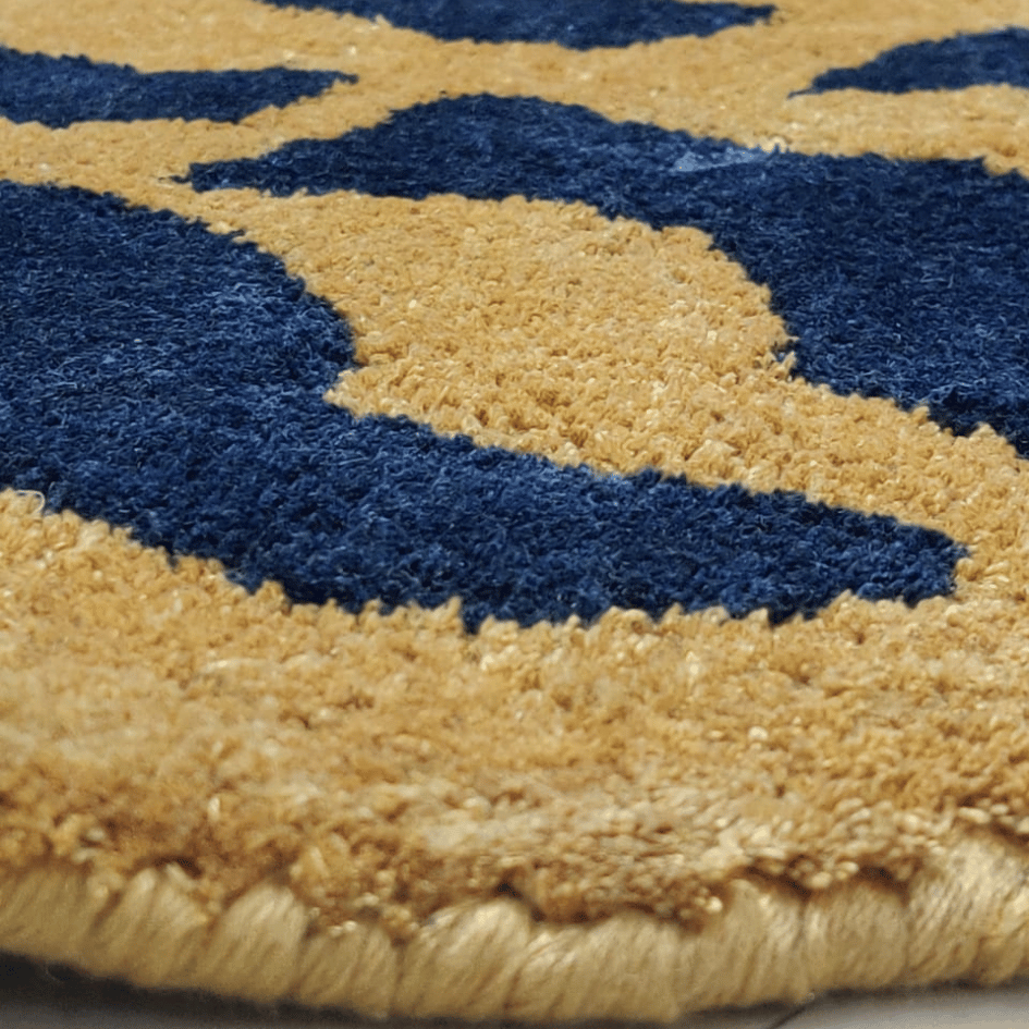 Authentic Tibetan Tiger Hand Tufted Wool Rug