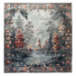 Autumnal Forest Hand Knotted Area Rug