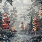 Autumnal Forest Hand Knotted Area Rug