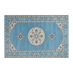 Azure Pendant Medallion Hand Tufted Rug - alternate view