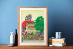 STREET OF GODS Wall Art Print