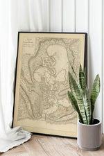 Nautical Chart of Guantanamo Bay 1777| Old Map Wall Decor