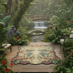 Baroque Floral Mirage Hand Tufted Wool Rug