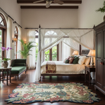 Baroque Floral Mirage Hand Tufted Wool Rug