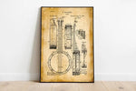 Banjo Patent Print| Framed Art Print