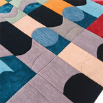 Bauhaus Patchwork Hand Tufted Wool Rug