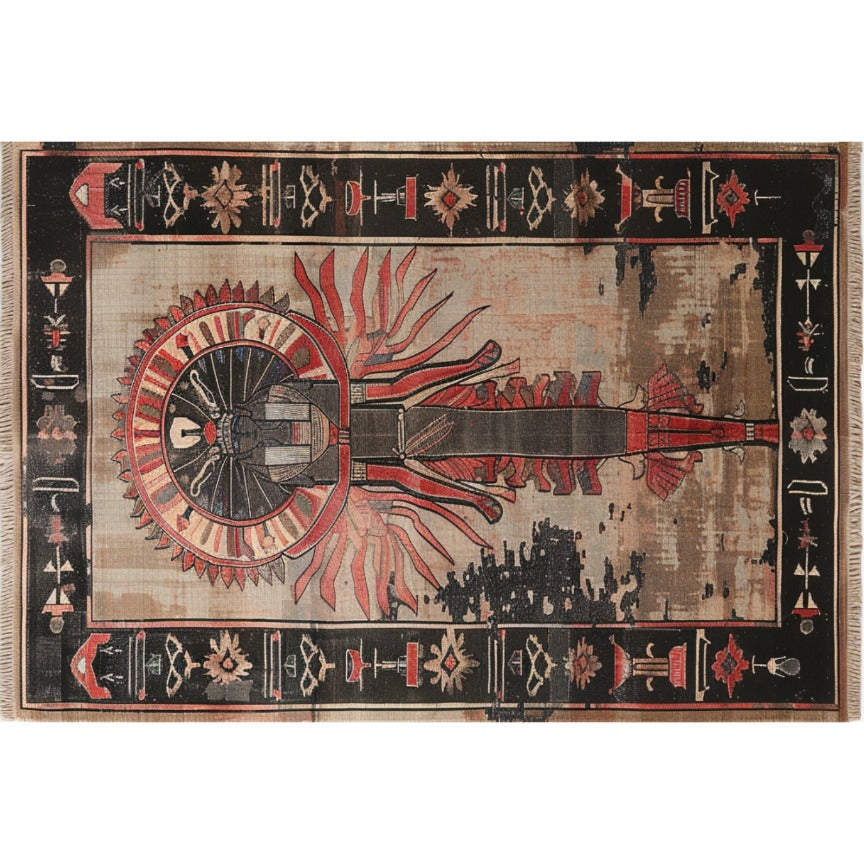 Beneath the Pyramids Hand Knotted Area Rug