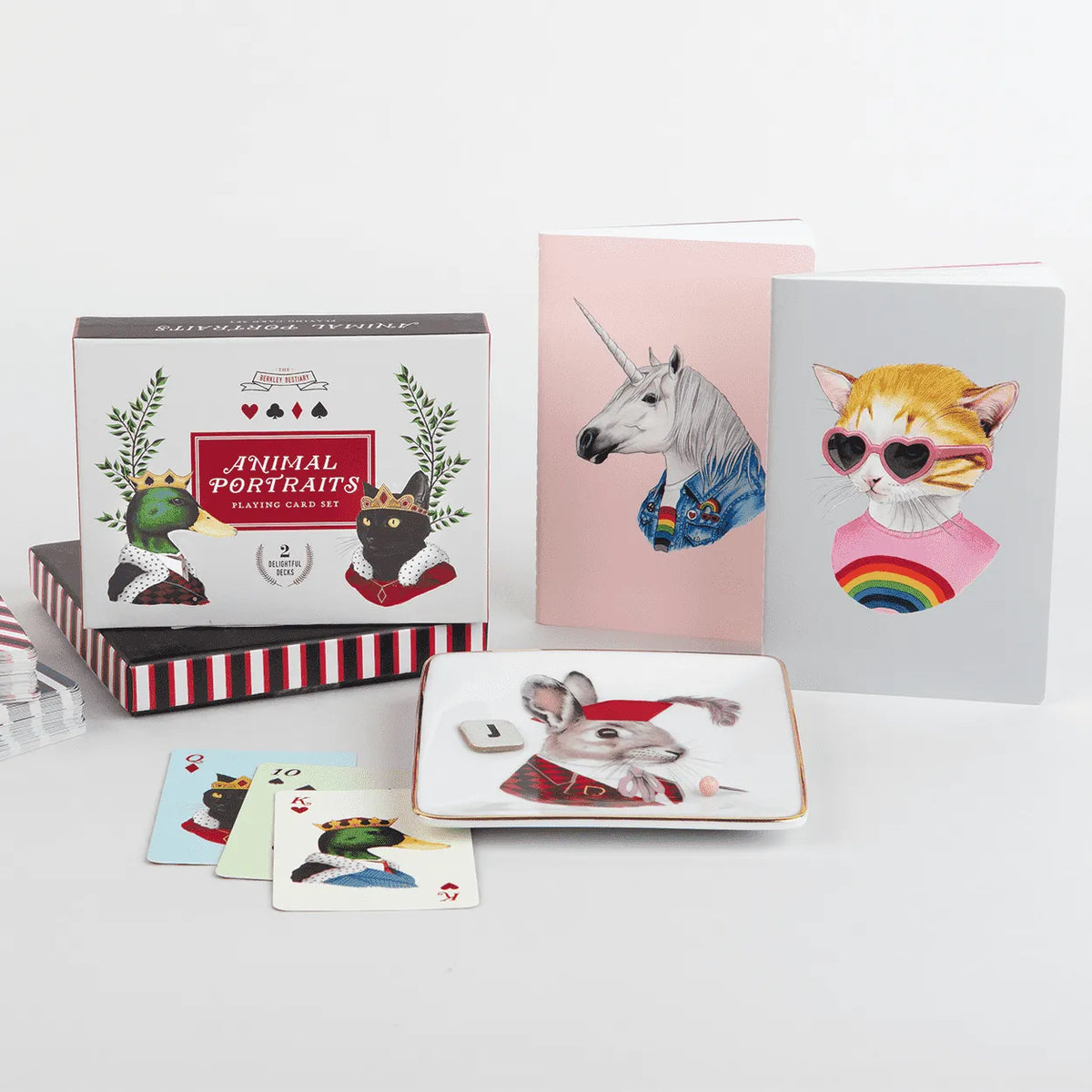 Berkley Bestiary Animal Portraits Playing Card Set