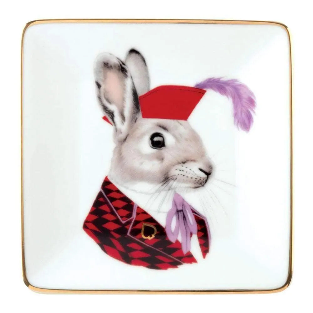 Berkley Bestiary Jack Rabbit Square Tray