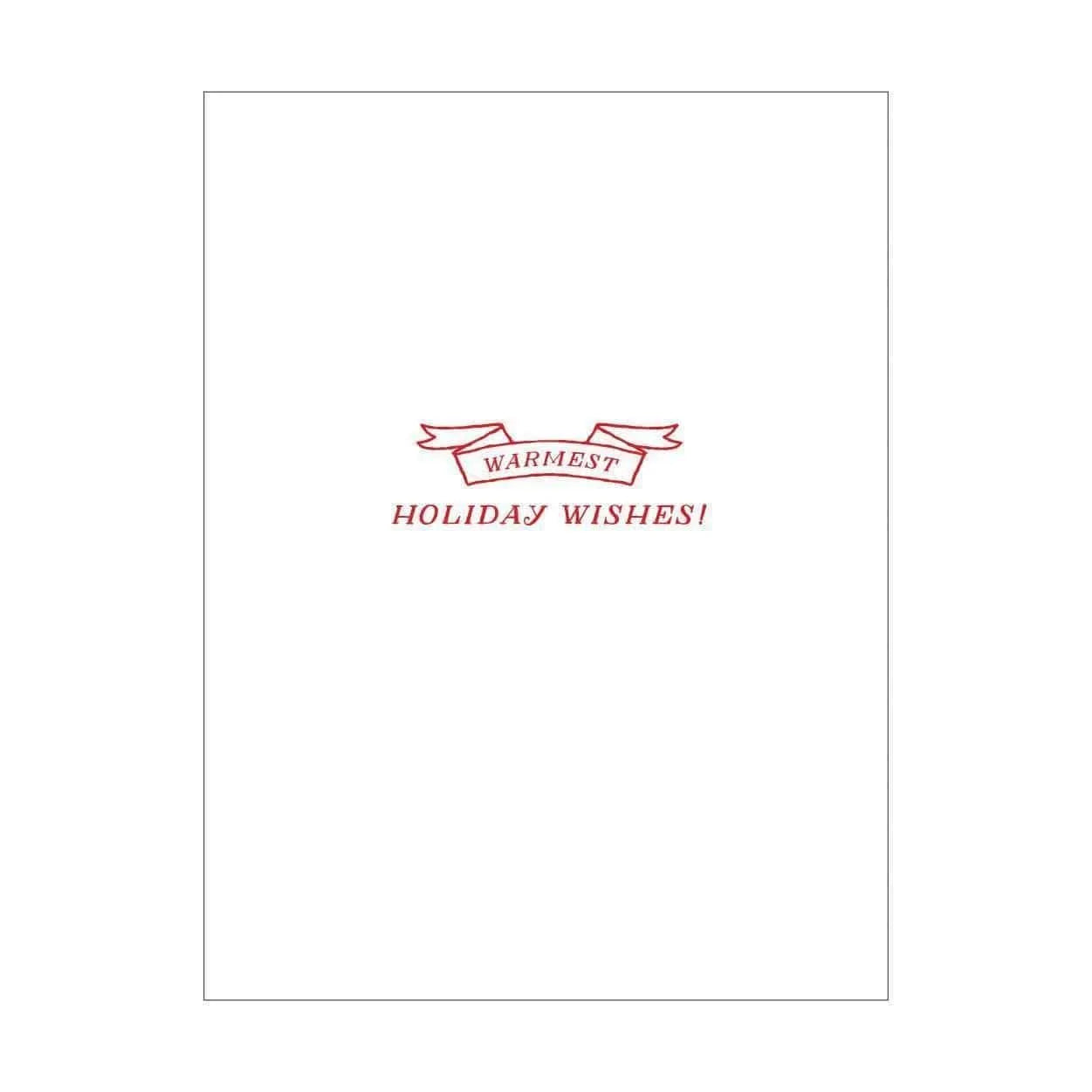 Berkley Bestiary Winter Waxwing Large Embellished Notecards