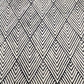 Black and Cream Art Deco Geometric Hand Tufted Wool Rug