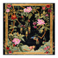 Black Floral Symphony Hand Tufted Rug