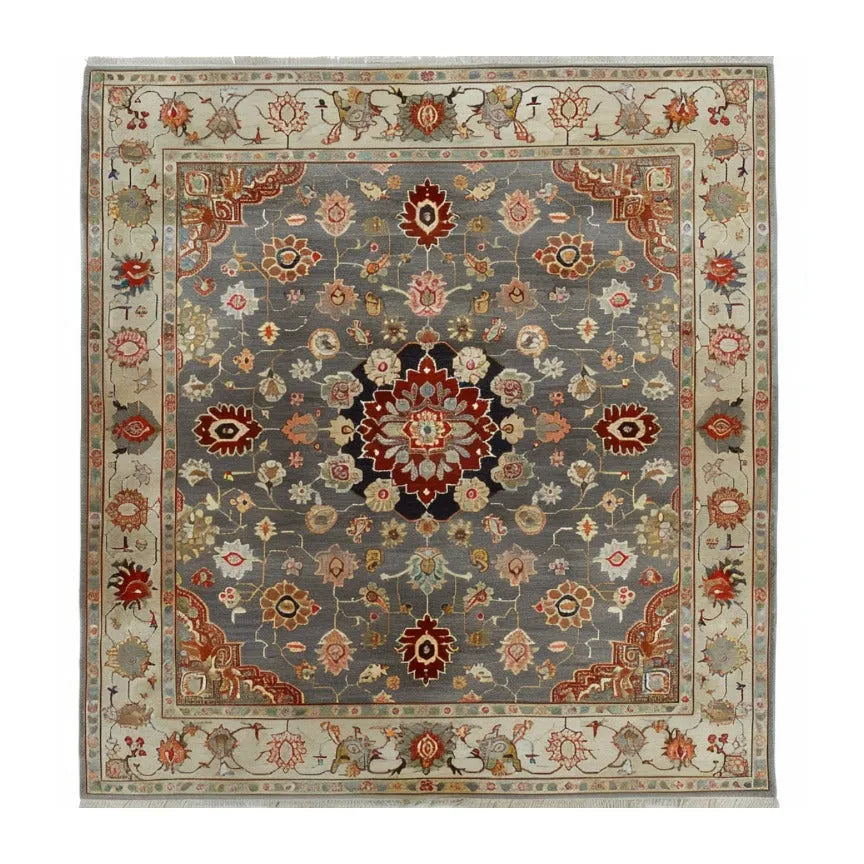  Blissful Bouquet Hand Knotted Area Rug, a charming piece that radiates warmth and tranquility. With its vibrant floral patterns and exquisite craftsmanship, this rug adds a touch of serenity and elegance to any space.