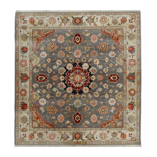 Blissful Bouquet Hand Knotted Area Rug