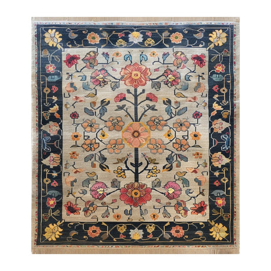 Blooming Arbor Hand Knotted Area Rug