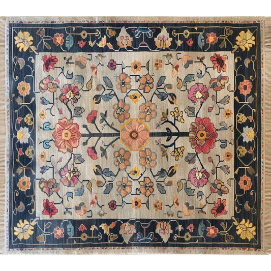 Blooming Arbor Hand Knotted Area Rug