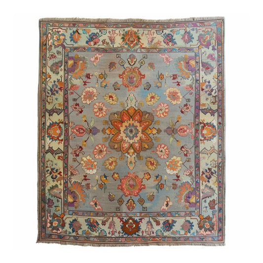 Blooming Threads Hand Knotted Area Rug