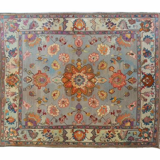 Blooming Threads Hand Knotted Area Rug