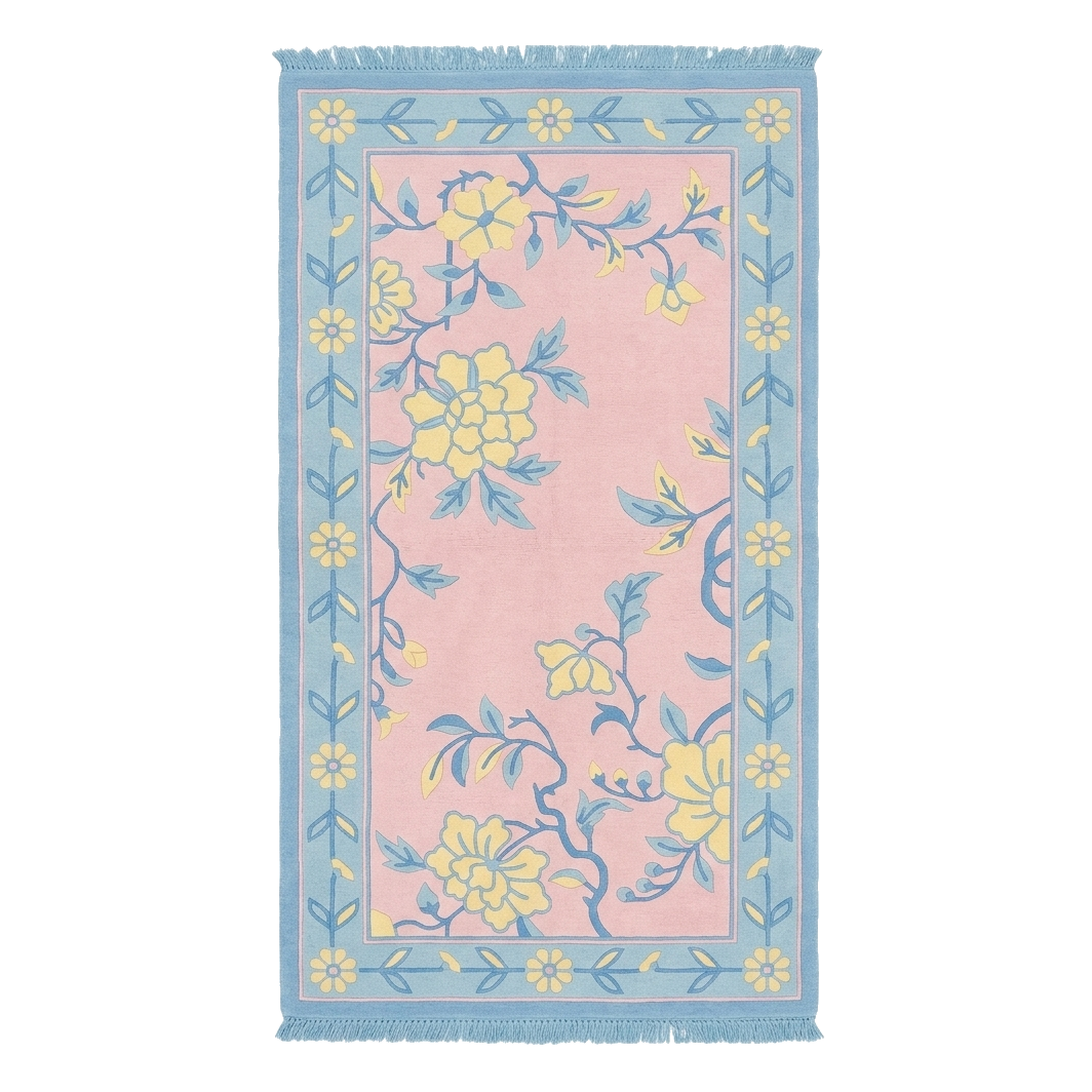 Blossom Grove Hand Knotted Runner Rug