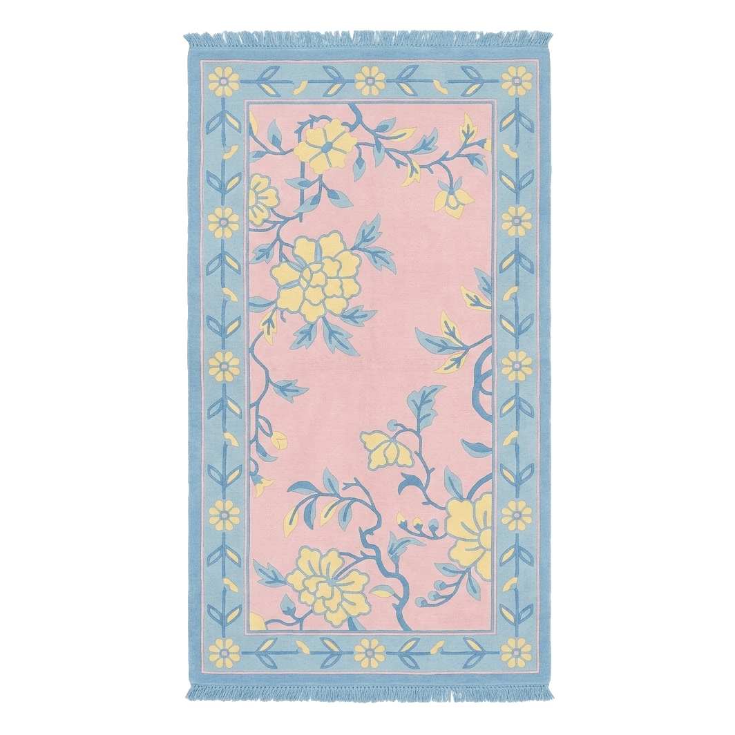Blossom Grove Hand Knotted Runner Rug - MAIA HOMES