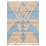 Blue Mountain Crest Moroccan Shag Rug