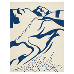 Blue Mountain Sketch Hand Tufted Rug