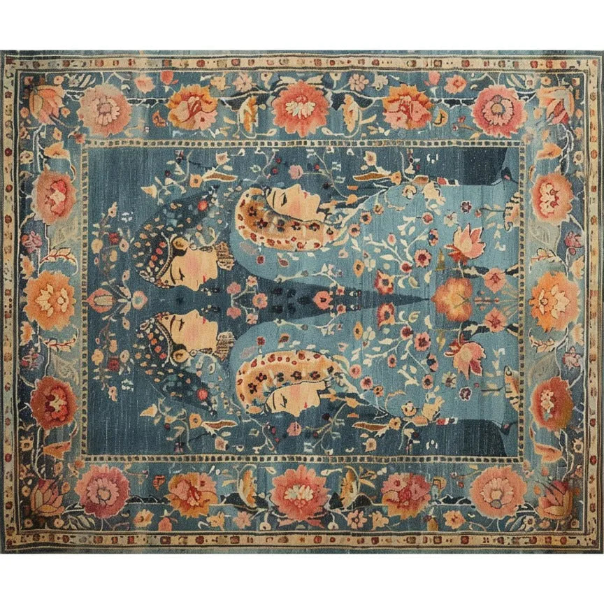 Blue Mirage Hand Knotted Area Rug