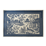 Blue Pagoda Garden Hand Tufted Wool Rug - MAIA HOMES