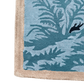 Blue Peacock Floral Hand Tufted Rug