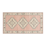Blush Triple Diamond Hand Tufted Runner Rug - alternate view